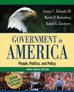  Policy by Martin P. Wattenberg, George C., III Edwards and Robert L 