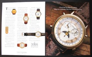 1988 Noblia Spirit Watch at Bloomingdales timepiece vintage print ad