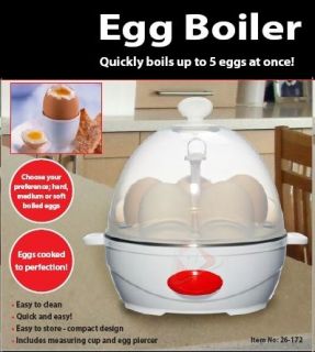New Quick Easy2use Professional 5 Eggs Electric Machine Boiler Cooker 
