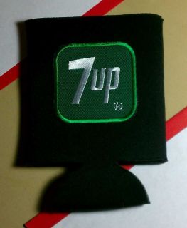 7UP 7 UP POP GREEN LOGO BOTTLE Warmer Cooler Insulat KOOZIE