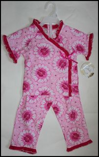 NEW BOUTIQUE TRALALA OUTFIT MARGUERITE PINK 18 m NWT toddler summer 