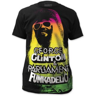 NEW George Clinton Parliament Funkadelic Funk Rasta Look Sizes T shirt 