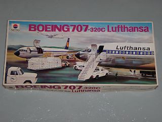 Vintage Nitto 1/100 Boeing 707 320c Lufthansa Model Kit