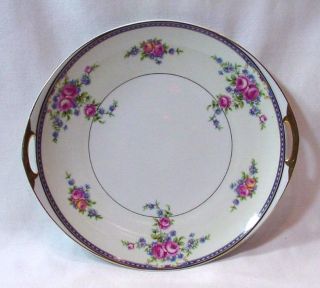 TK Thun Bohemia Porcelain Open Handled Pastry Platter   The Duchess 