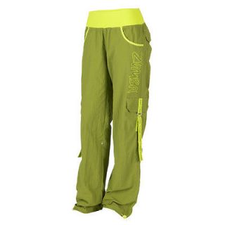 Brand New with tags ZUMBA ELECTRO CARGO PANTS, SOLDIER Size XLARGE 