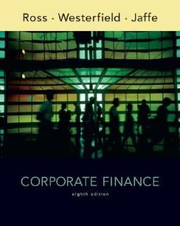 Corporate Finance by Bradford D. Jordan, Randolph Westerfield, Jeffrey 
