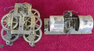 Vintage Double Dial Fashion #2 Seth Thomas Porthole Perpetual Clock 