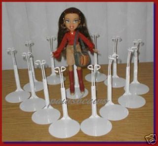 FREE U.S. SHIPPING 12 Kaiser Doll Stands for BRATZ DOLLS