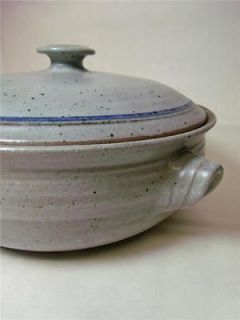   FERGUSON studio pottery Archie Bray casserole mid century free US ship