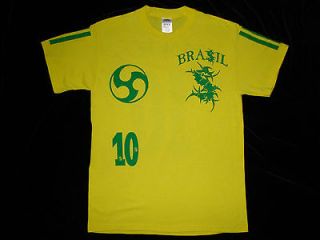 SEPULTURA BRAZIL SOCCER SHIRT,SOULFLY,NAILBOMB,Cavalera Conspiracy 