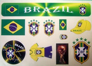 Brazil Brasil National Soccer Team Decal Car Window Stickers #21