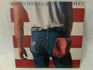 Bruce Springsteen Born In The USA QC 38653 Red Label Vinyl/Record In 