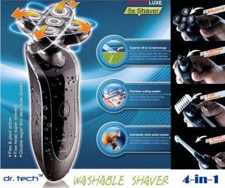   in 1 Multi Functional 5 Heads Men Electric Shaver Clipper Toothbrush