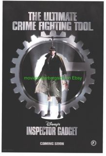 INSPECTOR GADGET MOVIE POSTER DS 27x40 ADVANCE STYLE DISNEY