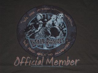 Little Rascals T Shirt Woman Haters (Size Medium, Color Gray 