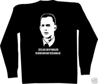 FORREST GUMP TRIBUTE LONG SLEEVED FUNNY MOVIE T SHIRT