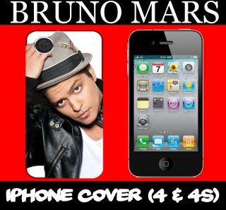 BRUNO MARS IPhone Cover   Custom Printed Plastic I phone 4/4S Back 