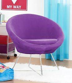 Newly listed NEW Purple Retro Egg Chair ~Vintage Look~ Orb Club Accent 
