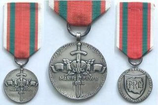 POLAND Polish l Medal in Defense of Peoples Power orginal 1