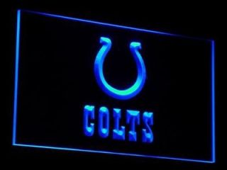 b044 b Indianapolis Colts Sport Bar Neon Light Sign