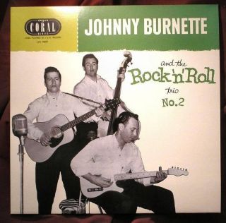 JOHNNY BURNETTE TRIO  GREAT 10 LP IN FABULOUS SLEEVE