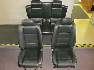 FRONT BUCKET SEATS & REAR SEAT FOR FORD MUSTANG / BLACK SEATS