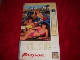 Collectors Edition Snap On Calendar 1991 Vintage