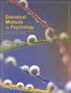   Methods for Psychology by David C. Howell 2006, Hardcover