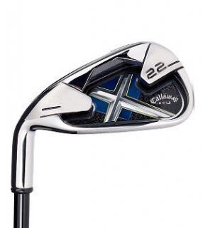 LEFT HANDED CALLAWAY X 22 GRAPHITE IRONS 3 PW SALE PRICE + FREE 