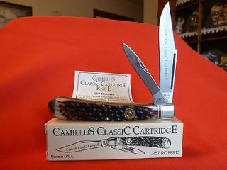 CAMILLUS CCC 4 .257 ROBERTS CLASSIC CARTRIDGE KNIFE. MIB W / ALL 