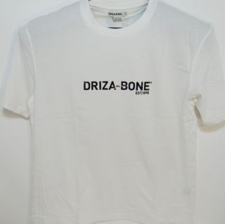 DRIZA BONE T Shirt Handy White Tee with Logo on Front Various Sizes 