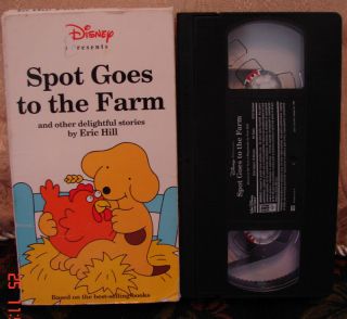 DISNEYS Spot Goes to the Farm~VHS WE OFFER UNLIMITED VIDEOS SHIPPED 