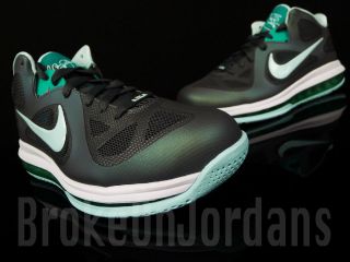 Nike Lebron 9 IX Low EASTER MINT GREEN DS sz 8 china cannon pre heat