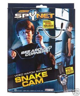 Spy Net FLEXIBLE SNAKE CAM for SpyNet Video Watch CAMERA BENDS Around 