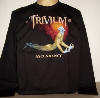 Trivium Ascendancy long sleeve T Shirt Size M new Metal Band