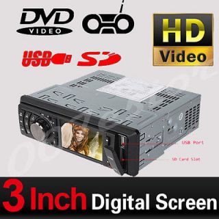   Din 3 In Dash Touch Screen Car Stereo DVD CD MP3 Player Stereo Radio