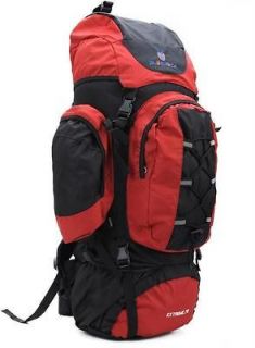 blue 70L mountaineering pack camping equipment for travel backpack 