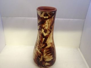 Rare Clays in Calico Cardwell Montana 12 Vase circa 1976 Beautiful