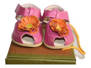 Baby Toddler Girl Livie & Luca Bloom Pink Fuchsia Sandal Shoe Size 6 