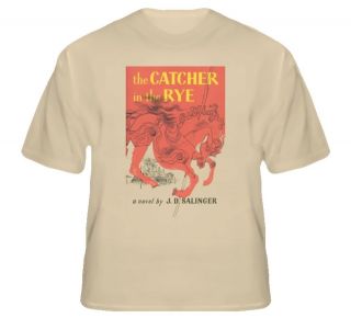 Sallinger The Catcher In The Rye Novel Best Selling Book T Shirt