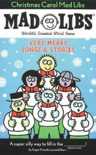 Christmas Carol Mad Libs Very Merry Songs and Stories by Roger Price 