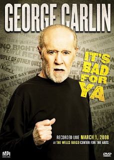 George Carlin   Its Bad for Ya DVD, 2008