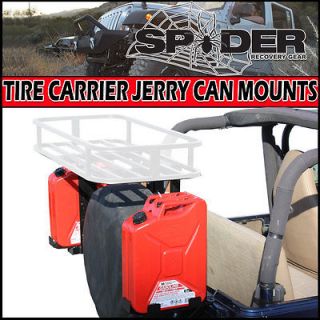   TIRE CARRIER 5 GAL JERRY CAN MOUNTING SYSTEM  FITS MOST 2X2 CARRIERS