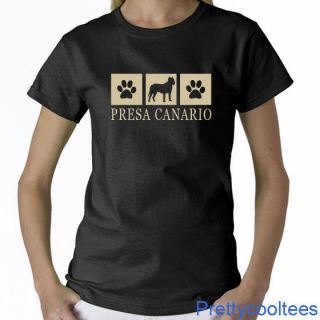 PRESA CANARIO Silhouette Ladies T Shirt Canary Dog S 3X