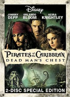 Pirates of the Caribbean Dead Mans Chest DVD, 2006, 2 Disc Set 