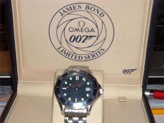 ecoins49 OMEGA Seamaster Limited Edition JAMES BOND 007 ORIGINAL 