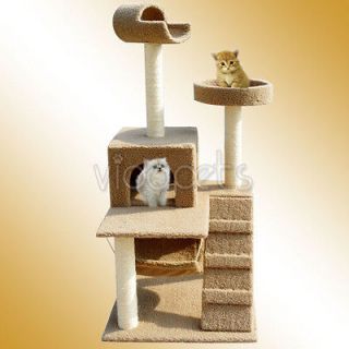 60 Brown Cat Tree House 86 Condo Scratcher Furniture