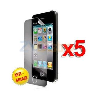 5X Anti Glare Matte LCD Screen Protector Cover for Apple iPhone 4S 4G 