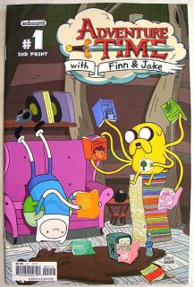 ADVENTURE TIME Comic Book # 1 FIRST ISSUE Variant Cover 2nd Print