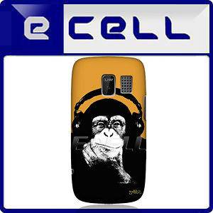 STEEZ HEADPHONE MONKEY DESIGN PROTECTIVE SNAP ON BACK CASE COVER FOR 